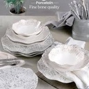 طقم عشاء 24 قطعه بورسيلين Gigilli