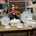 طقم اركوبال تايلاندى 58 قطعه خط ذهب