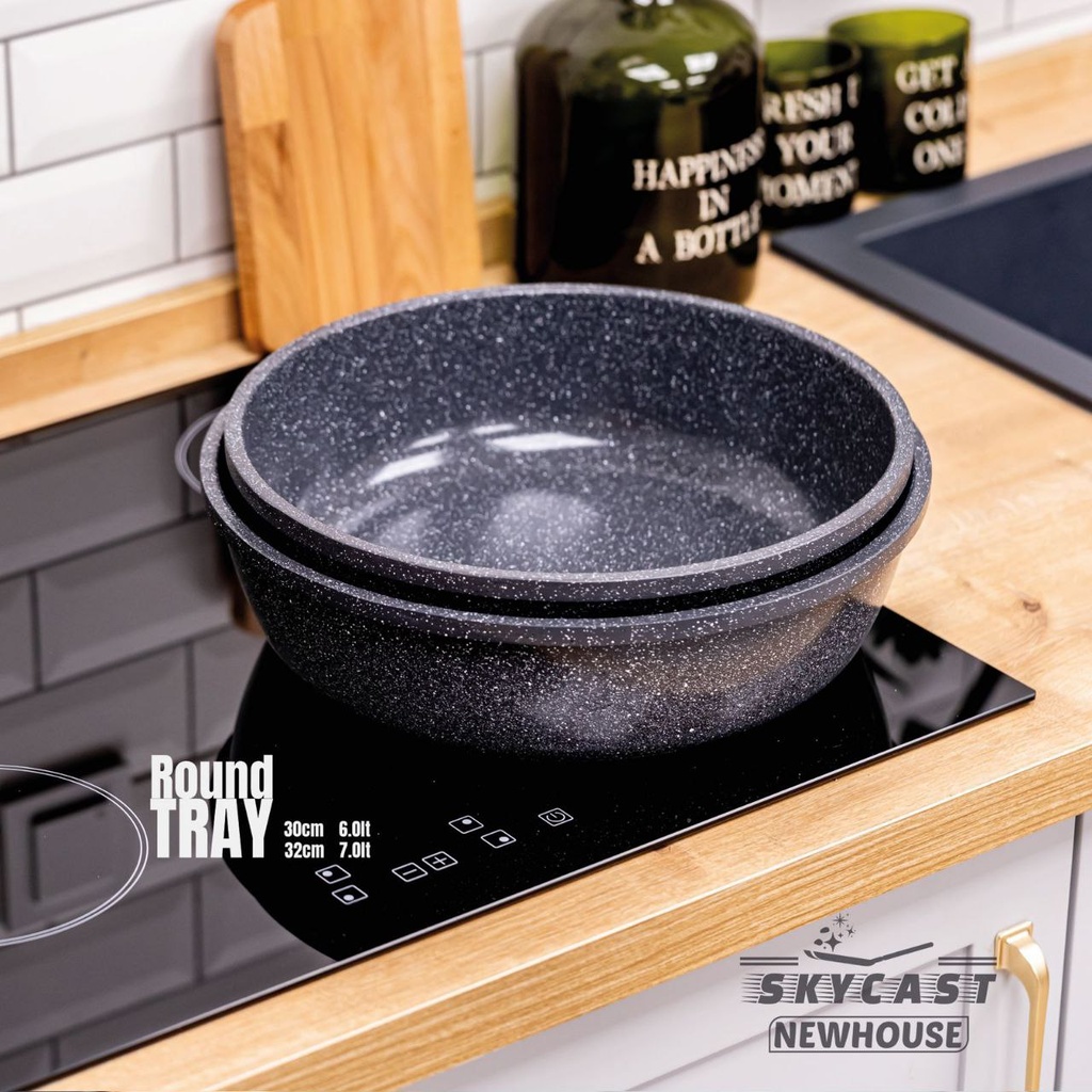 طقم صواني فرن 2قطعة جرانيت جيجيلي مقاس 32/30