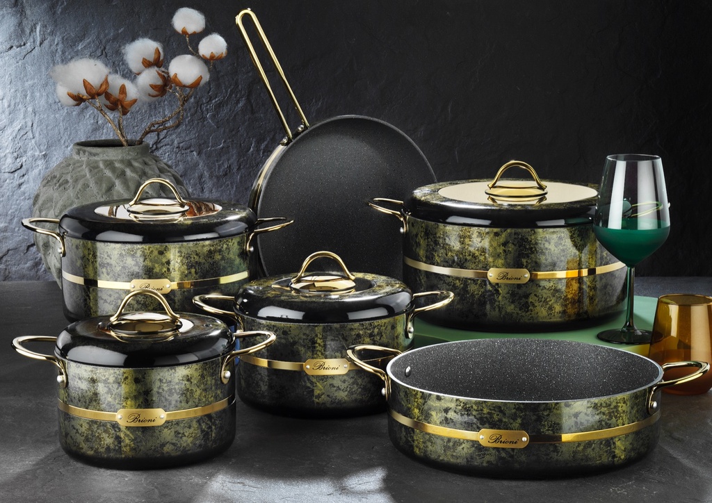 طقم حلل جرانيت 10 قطع - سيلكشن بريوني