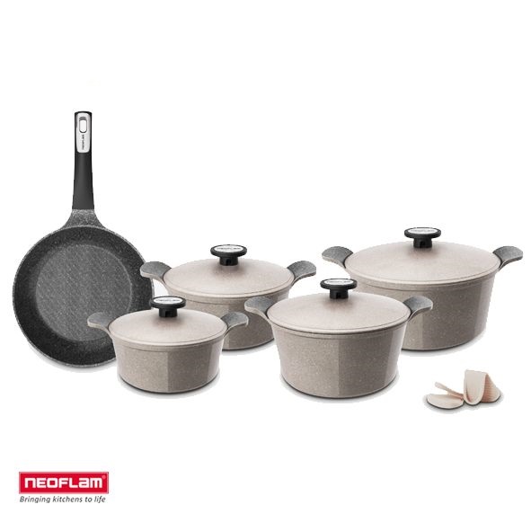 طقم حلل نيوفلام 11ق مضلع 