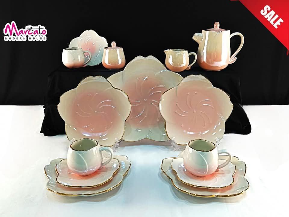 M.S.A طقم شاي و جاتوه 24 قطعة