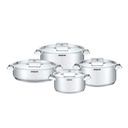 طقم حلل استيل ارشيا 8 ق كود 3377